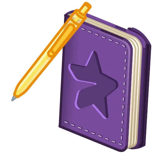 🗒 Эмодзи «Star Notepad» для Telegram