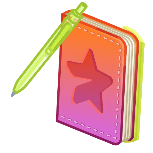 🗒 Эмодзи «Star Notepad» для Telegram