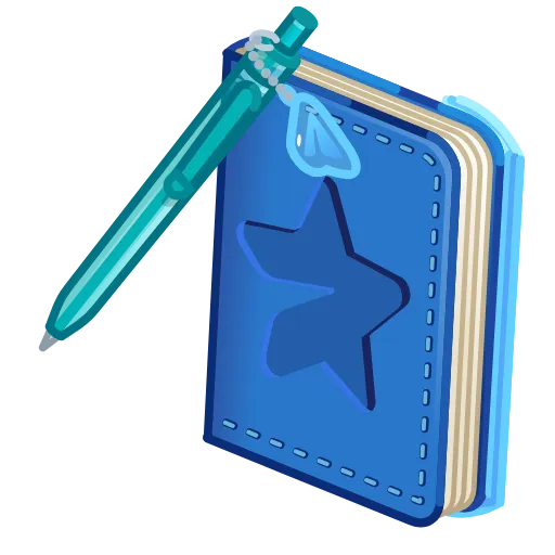 🗒 Эмодзи «Star Notepad» для Telegram