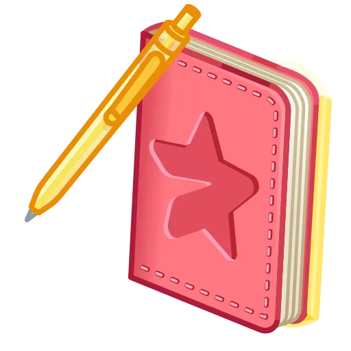 🗒 Эмодзи «Star Notepad» для Telegram