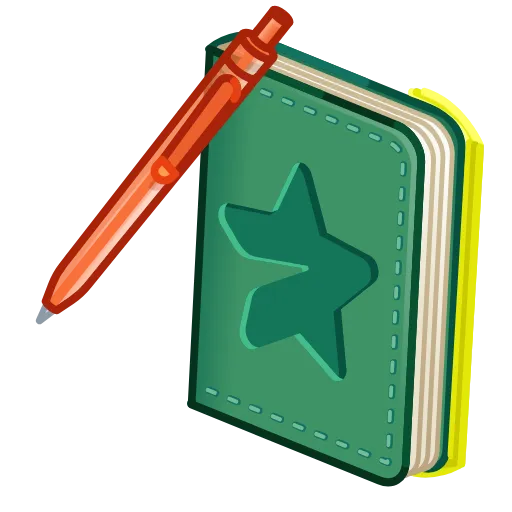 🗒 Эмодзи «Star Notepad» для Telegram