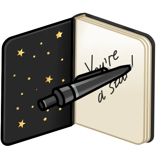 🗒 Эмодзи «Star Notepad» для Telegram