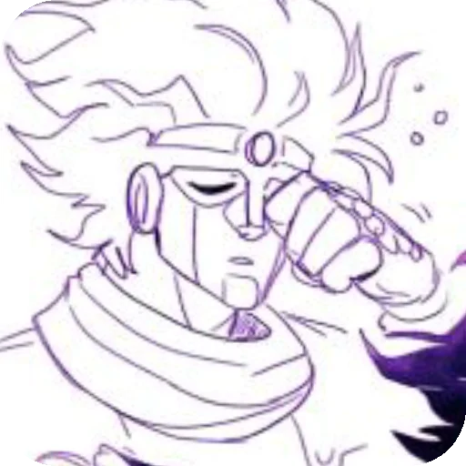 😴 Стикер «Star Platinum» для Telegram