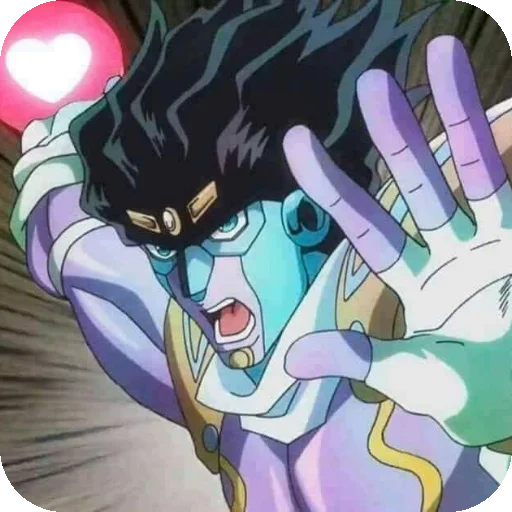 ❤ Стикер «Star Platinum» для Telegram