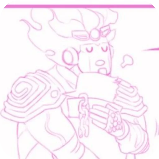 🥰 Стикер «Star Platinum» для Telegram