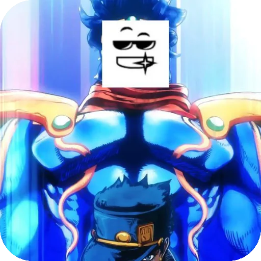 ❤ Стикер «Star Platinum» для Telegram