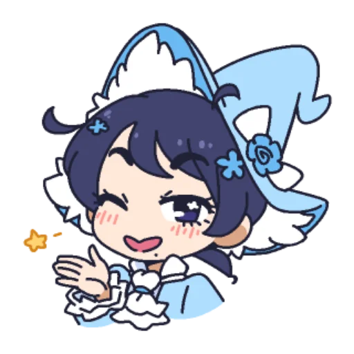 👋 Стикер «Starry Flowers» для Telegram