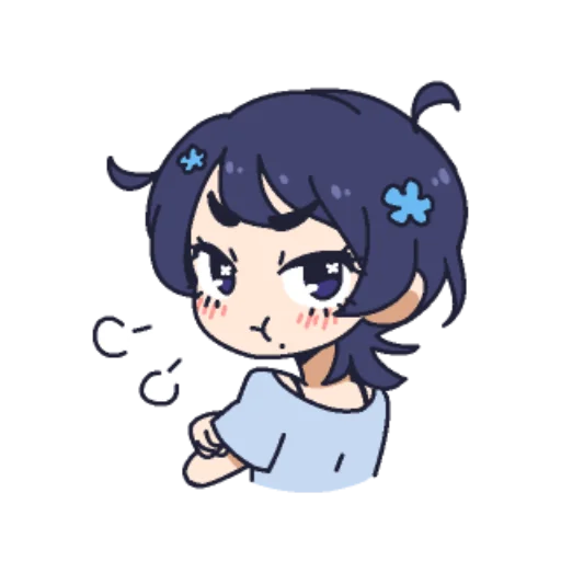 😠 Стикер «Starry Flowers» для Telegram