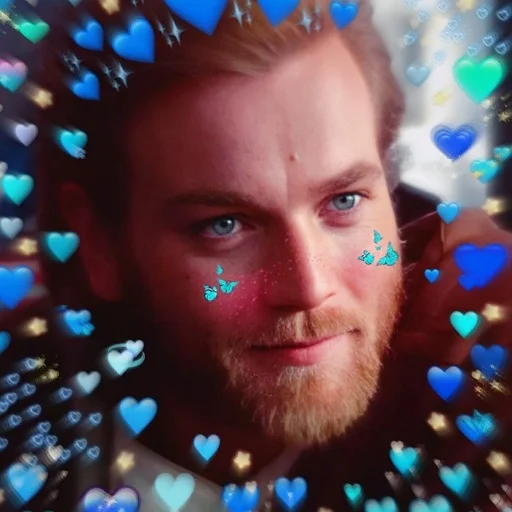 💙 Стикер «Звездные переговоры» для Telegram