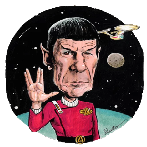 😐 Стикер «Star Trek» для Telegram