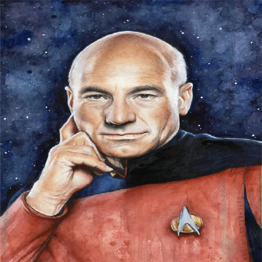 😶 Стикер «Star Trek» для Telegram