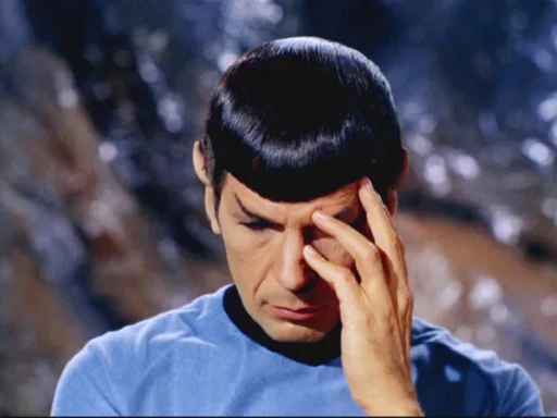 😔 Стикер «Star Trek» для Telegram