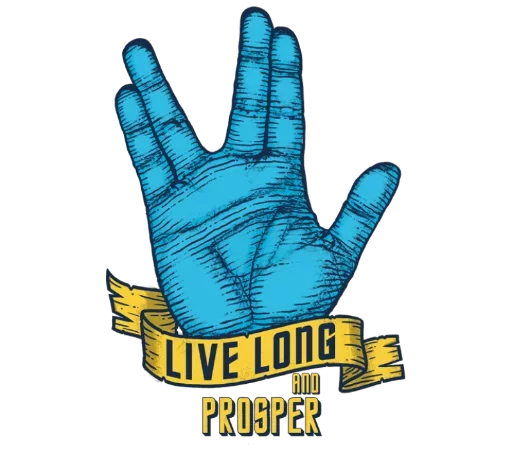 ✌ Стикер «Star Trek» для Telegram