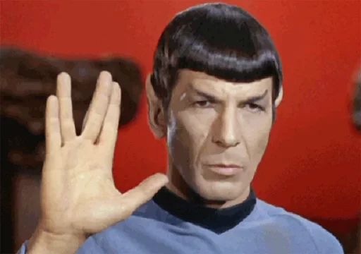 ☝ Стикер «Star Trek» для Telegram