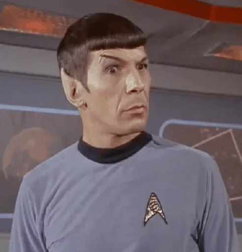 😧 Стикер «Star Trek» для Telegram