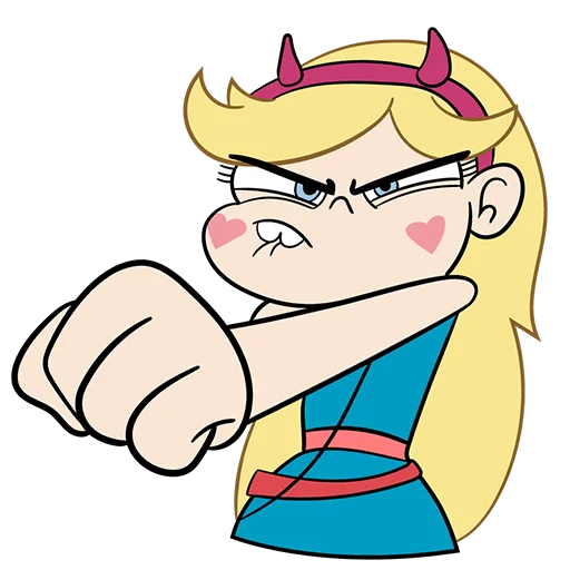 👊 Стикер «Star vs. the forces of evil» для Telegram