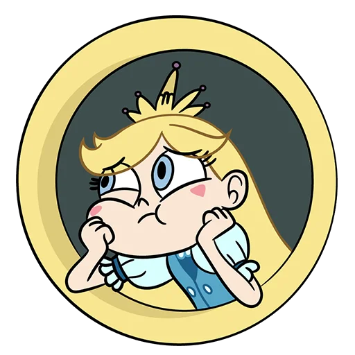 😕 Стикер «Star vs. the forces of evil» для Telegram