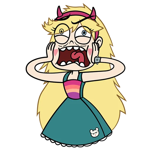 🤬 Стикер «Star vs. the forces of evil» для Telegram