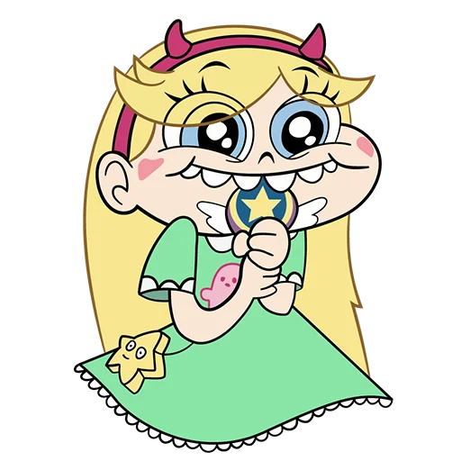 👀 Стикер «Star vs. the forces of evil» для Telegram