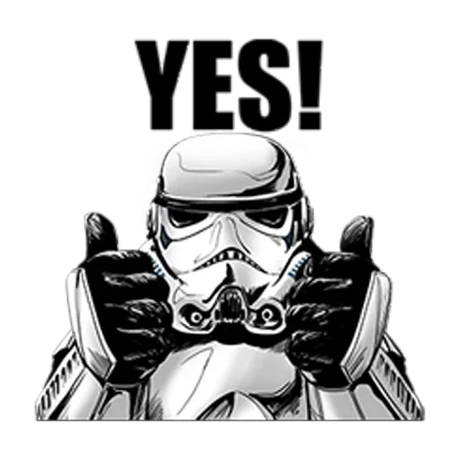 👍 Стикер «Star Wars Галактическая Империя» для Telegram