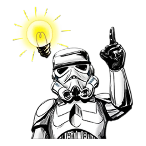 ☝ Стикер «Star Wars Галактическая Империя» для Telegram