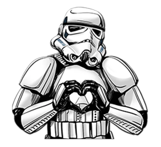 ❤ Стикер «Star Wars Imperial» для Telegram