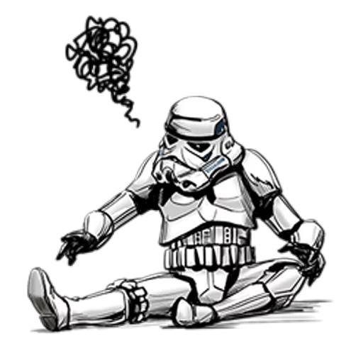 😰 Стикер «Star Wars Imperial» для Telegram