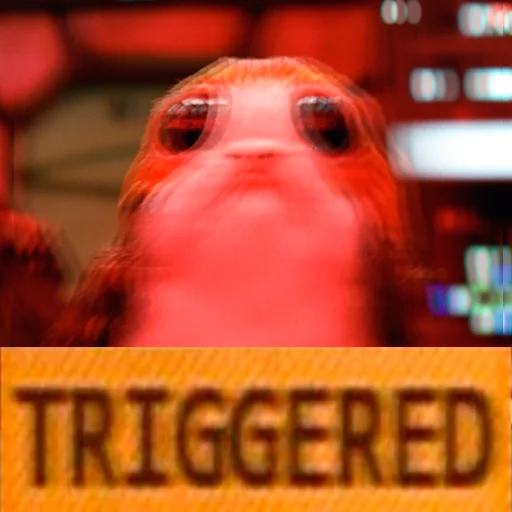 😡 Стикер «Star Wars Porgs» для Telegram