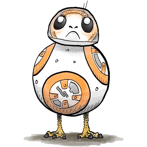 😍 Стикер «Star Wars Porgs» для Telegram
