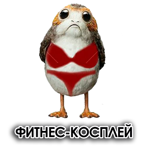 👙 Стикер «Star Wars Porgs» для Telegram