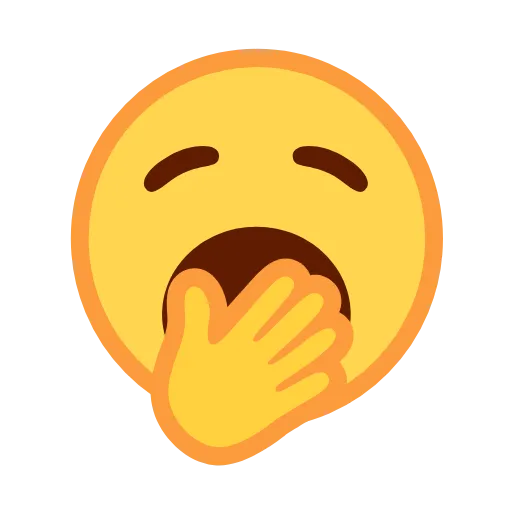 🥱 Эмодзи «Static Reactions» для Telegram