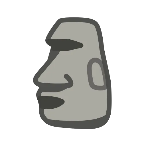 🗿 Эмодзи «Static Reactions» для Telegram
