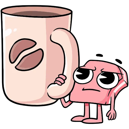 ☕️ Эмодзи «Канцелярики» для Telegram