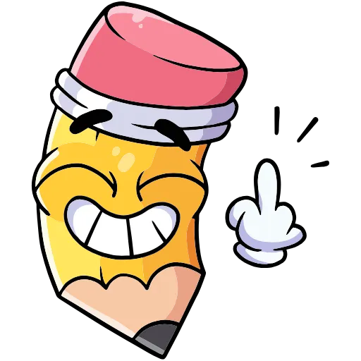 🖕 Эмодзи «Канцелярики» для Telegram