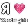 Стикер 44 Love K