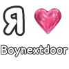 Стикер 54 Love K