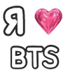 Стикер 8 Love K