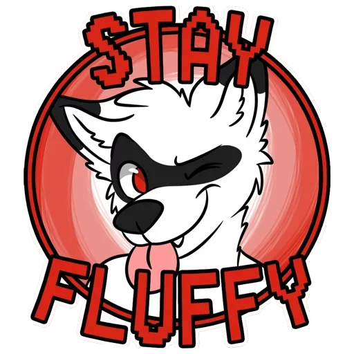 🤪 Стикер «Stay Fluffy» для Telegram