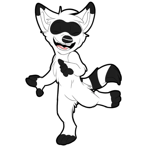 🤪 Стикер «Stay Fluffy» для Telegram
