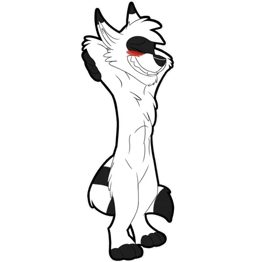 🤨 Стикер «Stay Fluffy» для Telegram