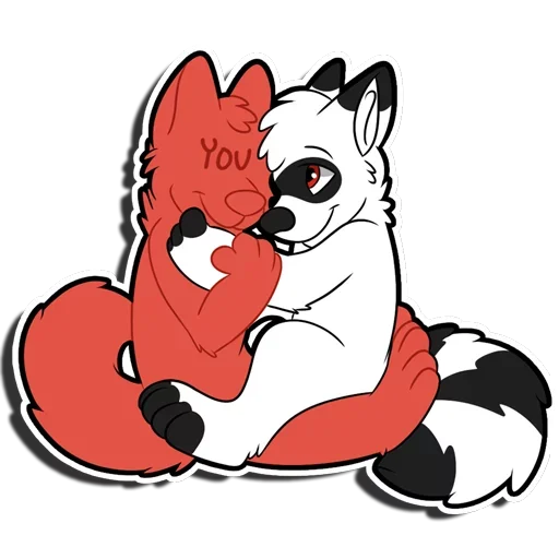 🤨 Стикер «Stay Fluffy» для Telegram