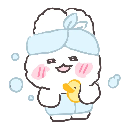 Стикер 22 tiny bunny stickers