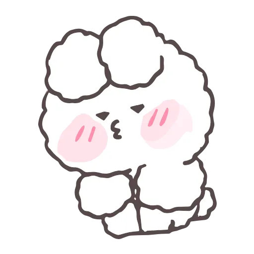 Стикер 8 tiny bunny stickers