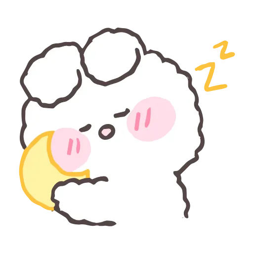 Стикер 20 tiny bunny stickers