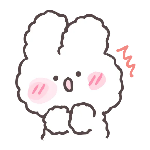 Стикер 31 tiny bunny stickers