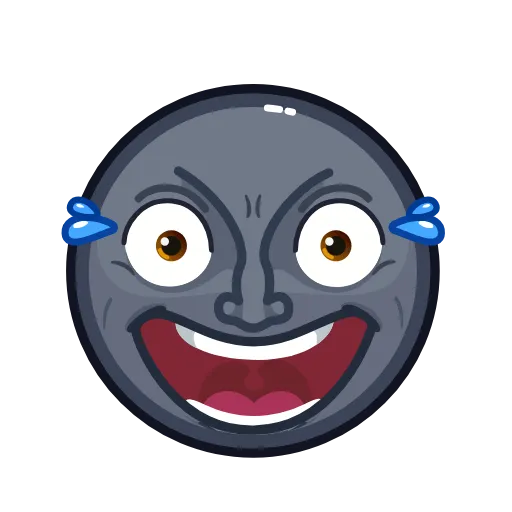 🤣 Стикер «Stealth Moon» для Telegram