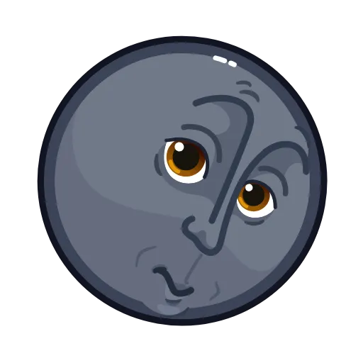 😒 Стикер «Stealth Moon» для Telegram