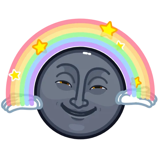 😃 Стикер «Stealth Moon» для Telegram