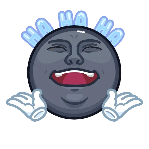 😀 Стикер «Stealth Moon» для Telegram
