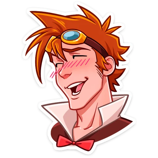 ☺ Стикер «Стим • Steam boy» для Telegram